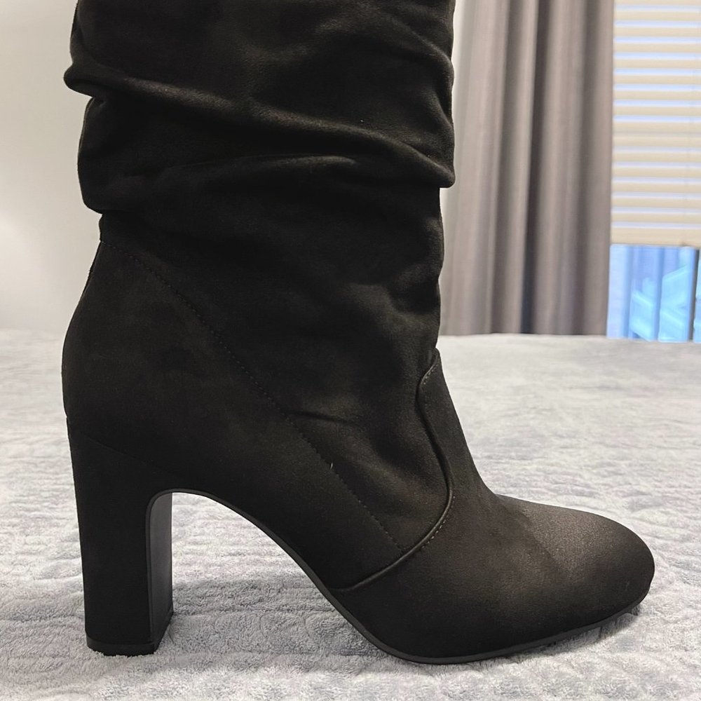 Women's Kelly & Katie 3" Flat Block Heeled Boots (8M)